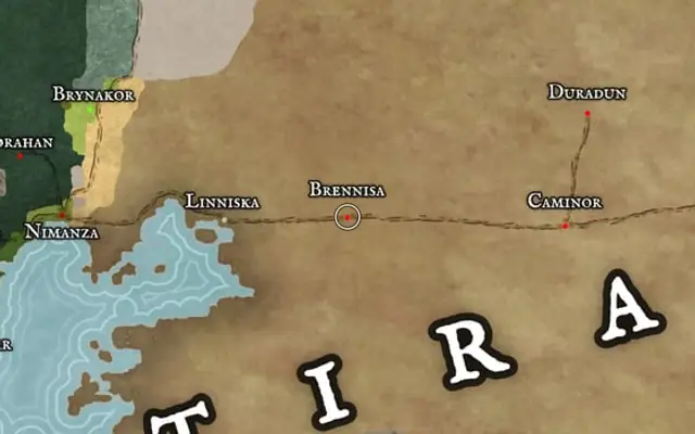 Brennisa on the map of Kworgale
