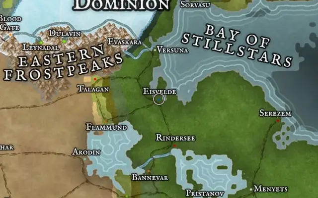 Eisvelde on the map of Kworgale