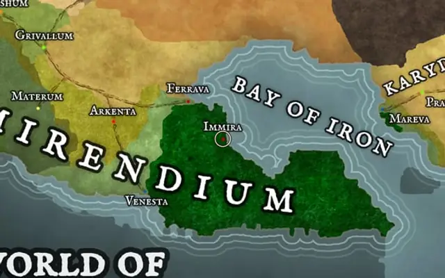 Immira on the map of Kworgale