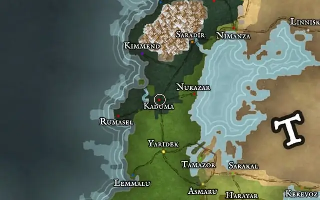 Kaduma on the map of Kworgale