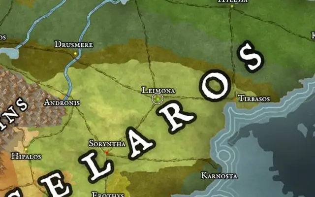 Leimona on the map of Kworgale
