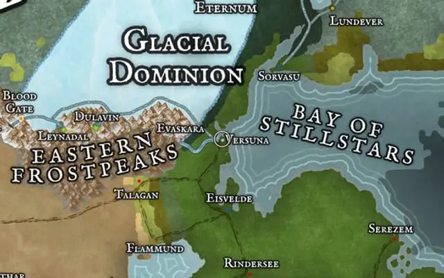 Versuna on the map of Kworgale